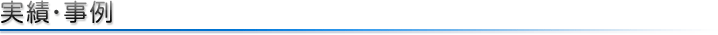 実績・事例