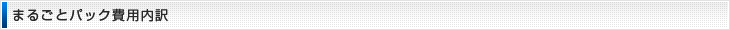 まるごとパック費用内訳